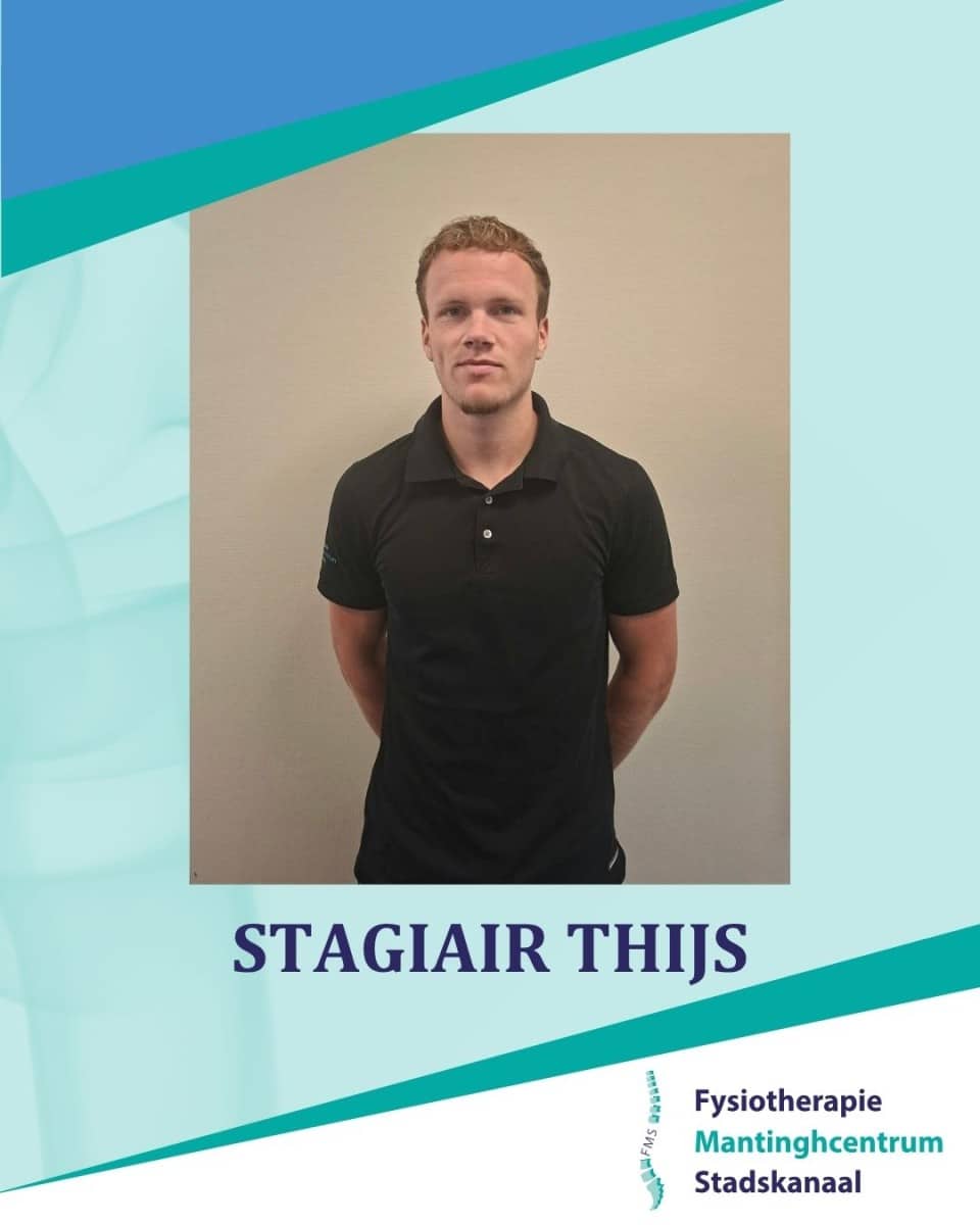 Stagiair Thijs bij Fysiotherapie Mantinghcentrum Stadskanaal